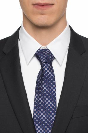 Logo-patterned tie, zdjęcie 2 Logo-patterned tie od Salvatore Ferragamo